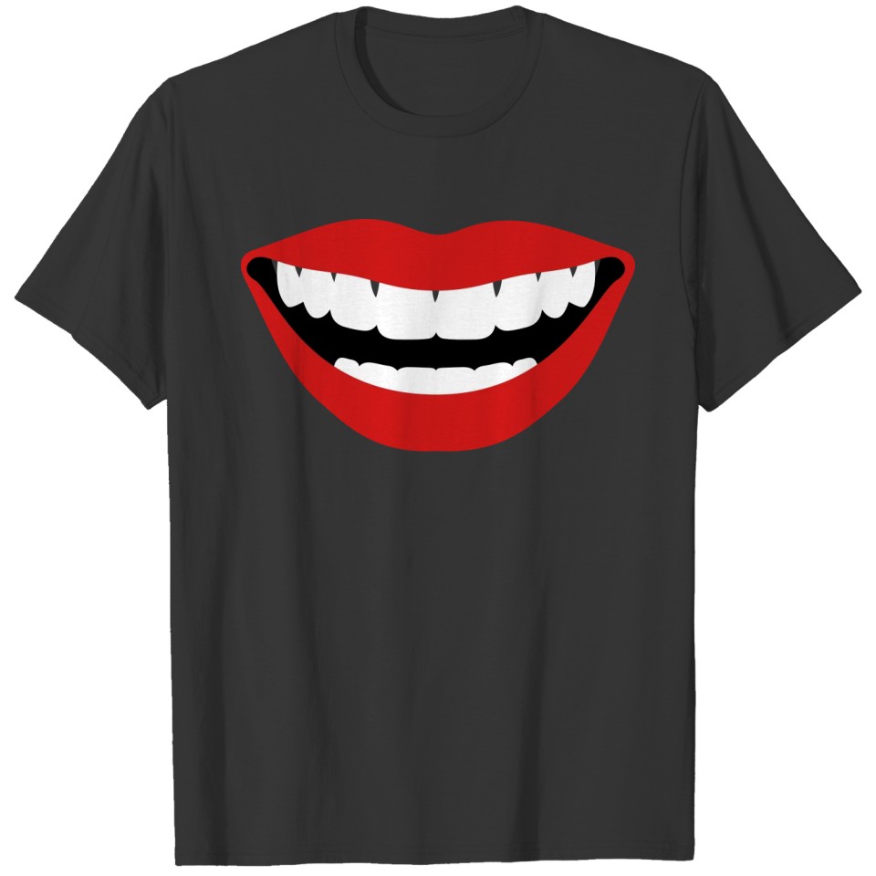 Sexy Lips Laughing T-shirt