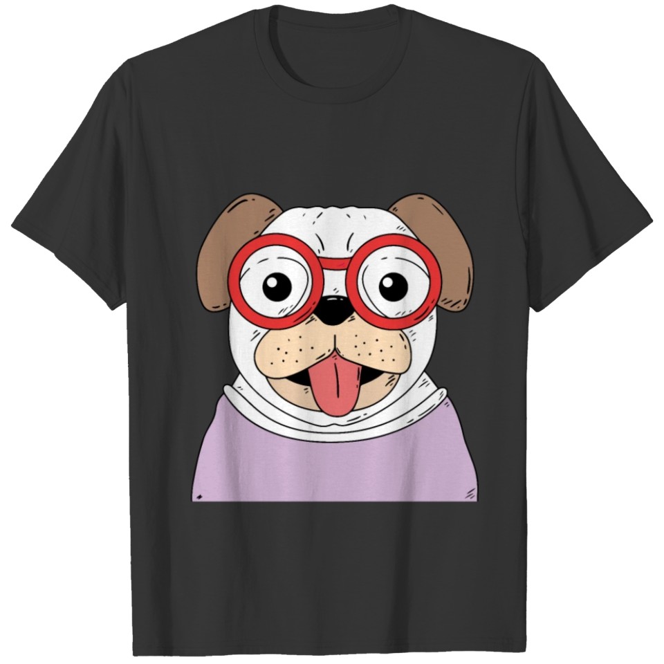 crazy dog T-shirt