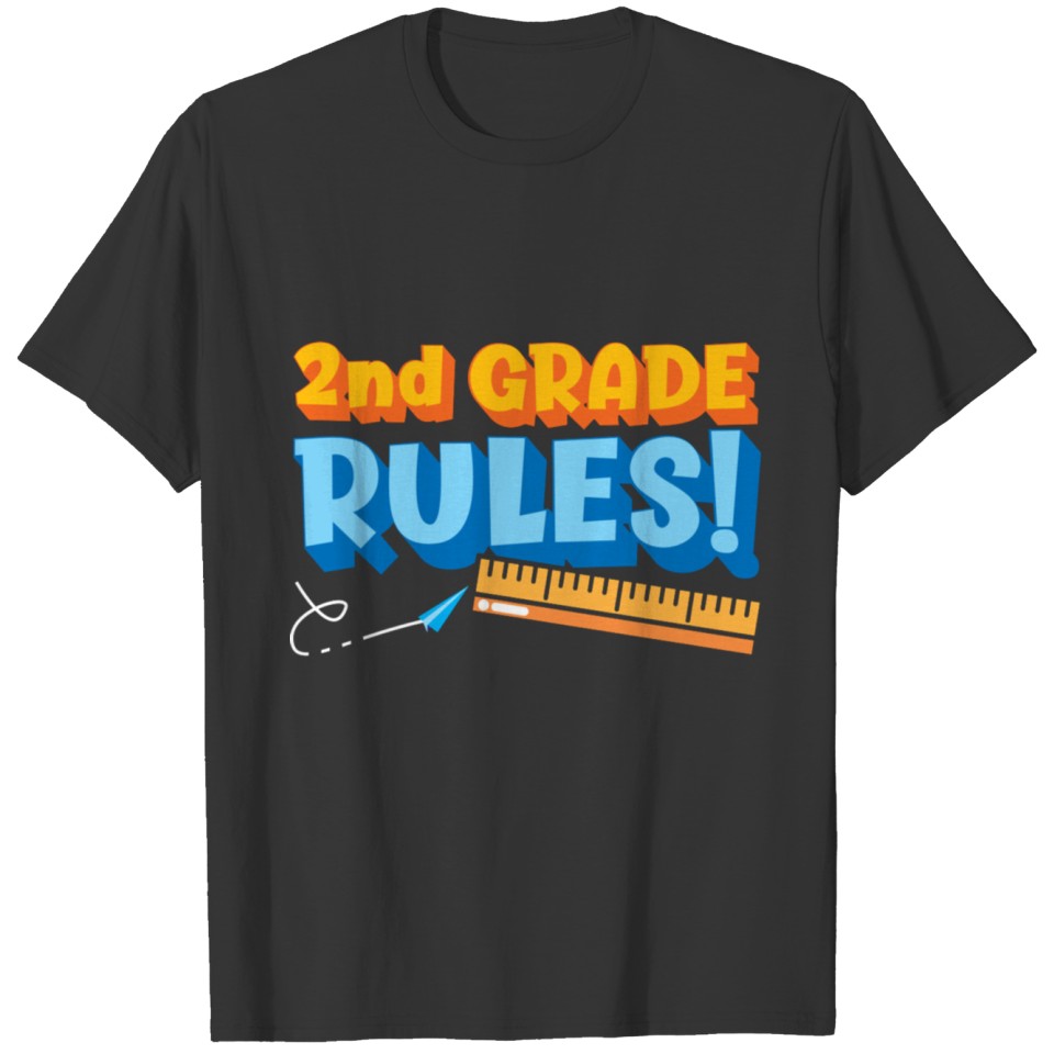 2nd grade teacher graphic second grade teaching ru T Shirts