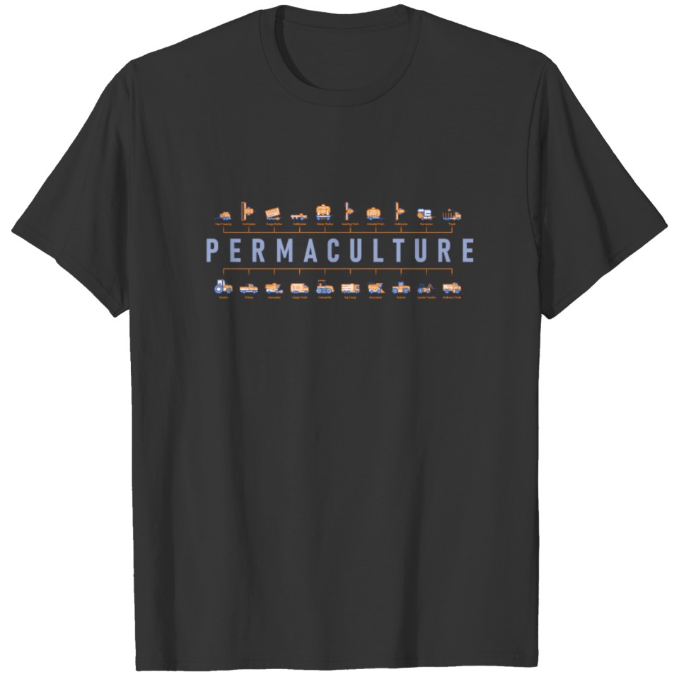 Permaculture Organic Gardening Sustainable Farming T-shirt