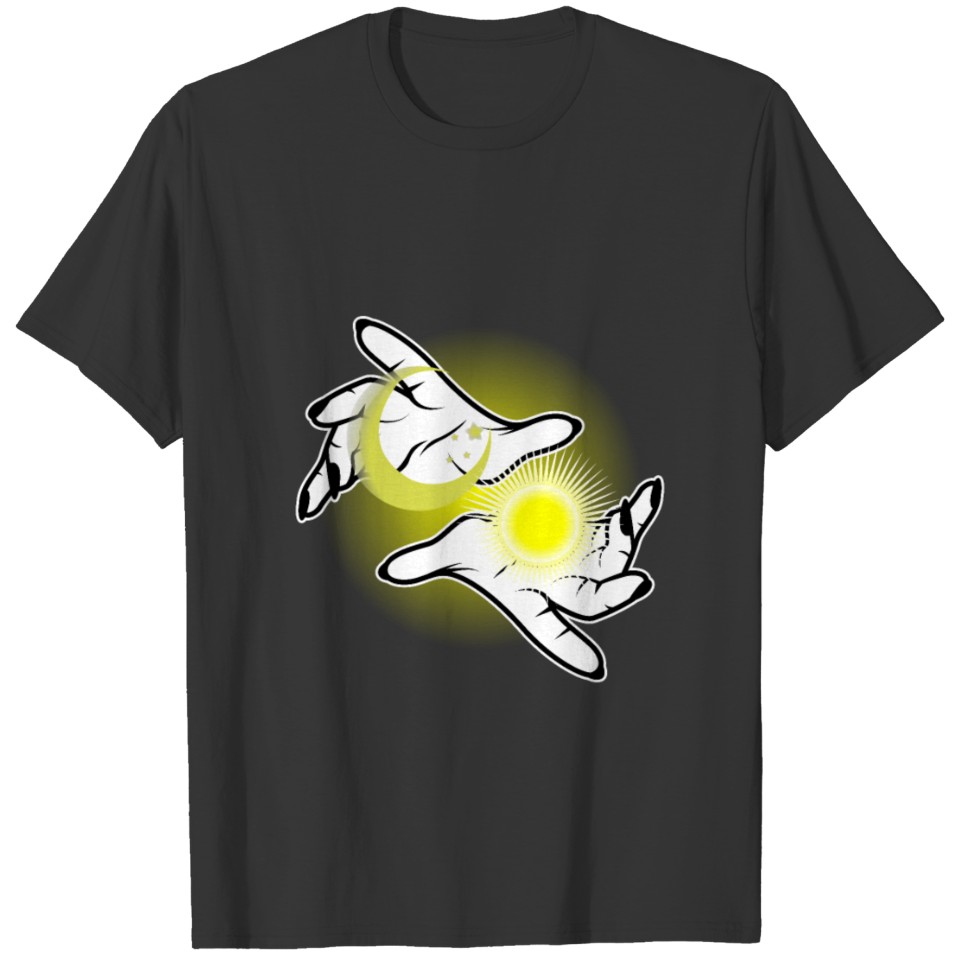 Hand Sun Spiritualist Gift T-shirt