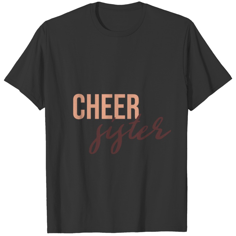 cheer sister T-shirt