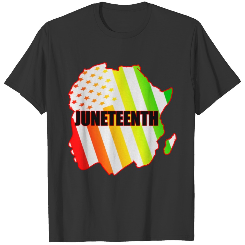 Juneteenth Brave Faith Black African American T-shirt