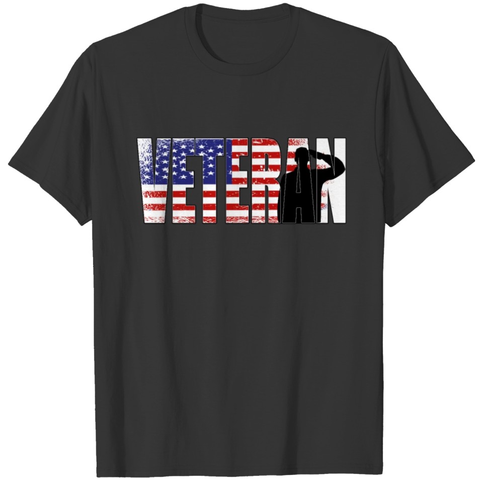 Veteran Veterans Day Salute American Flag 4th of J T-shirt