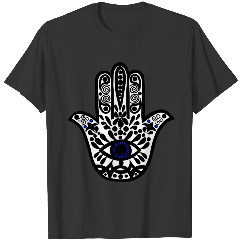 Hand of Hamsa Fatima Evil Eye T-shirt