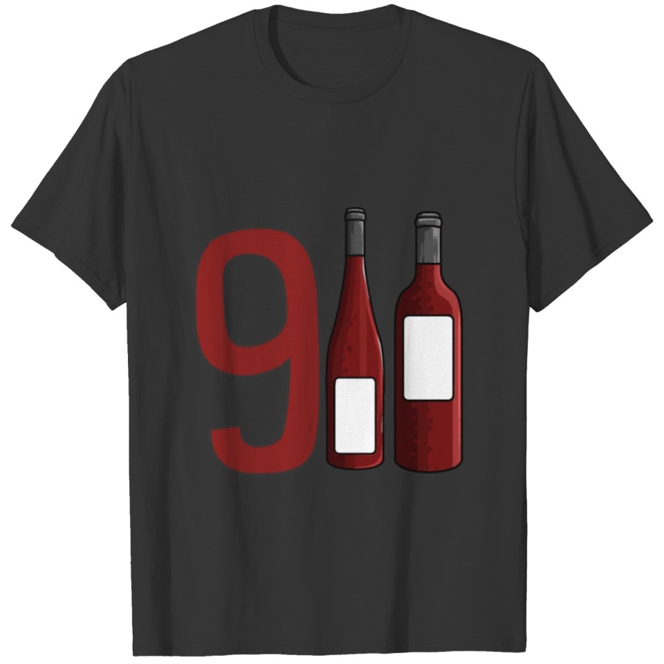 Funny - 9 Wine Wine Drinking - Vineyard T Shirts