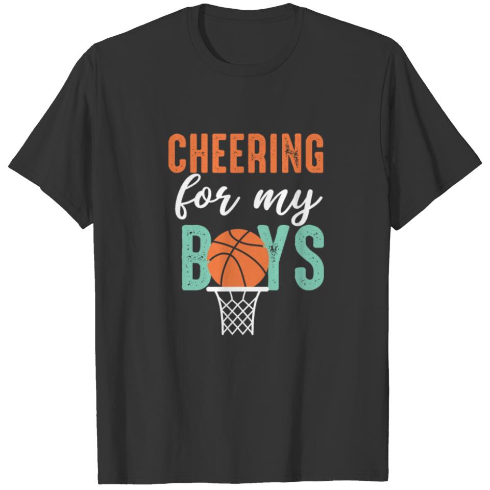 Cheering for my Boys T-shirt