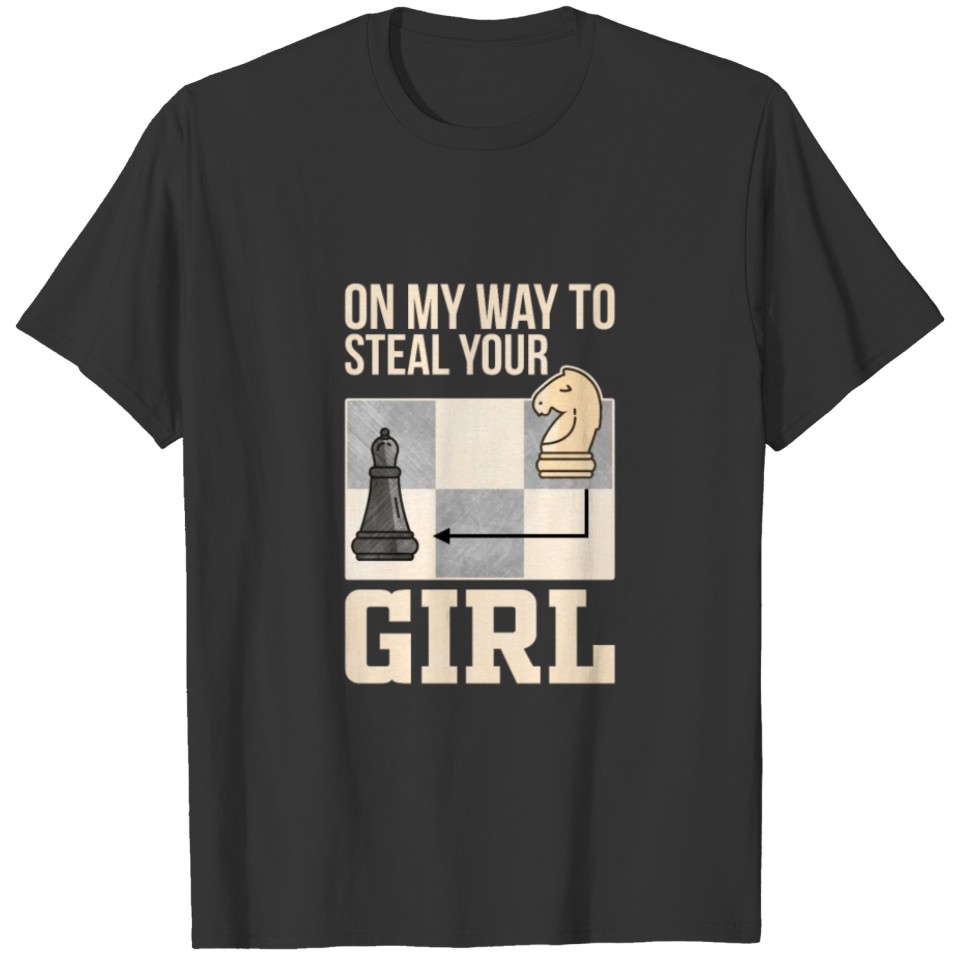 Funny Chess Design T-shirt