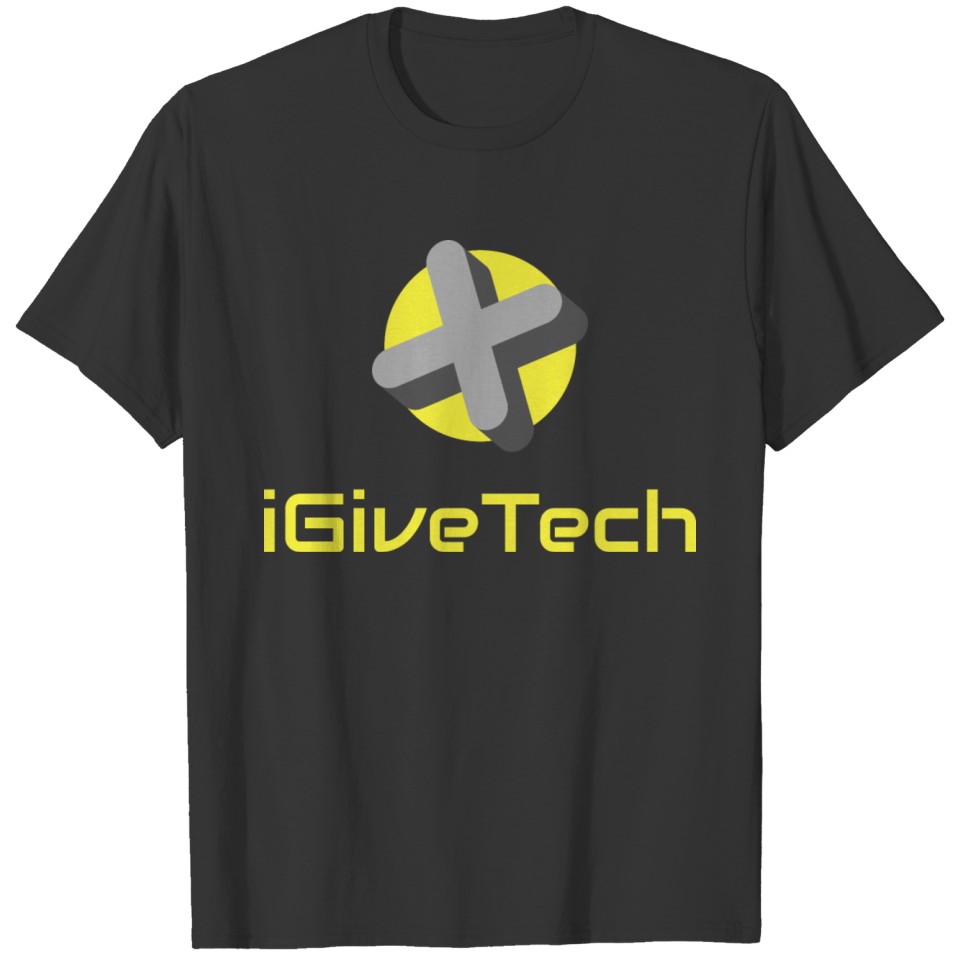 iGiveTech with Text T-shirt