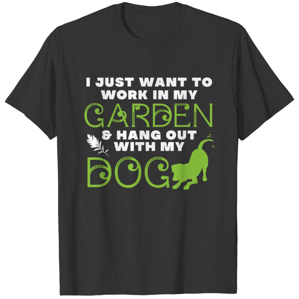 Garden Dog T Shirts - Animlas Garden Love