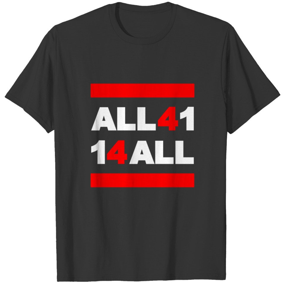 ALL41 14ALL Old School Hip Hop Style T-shirt