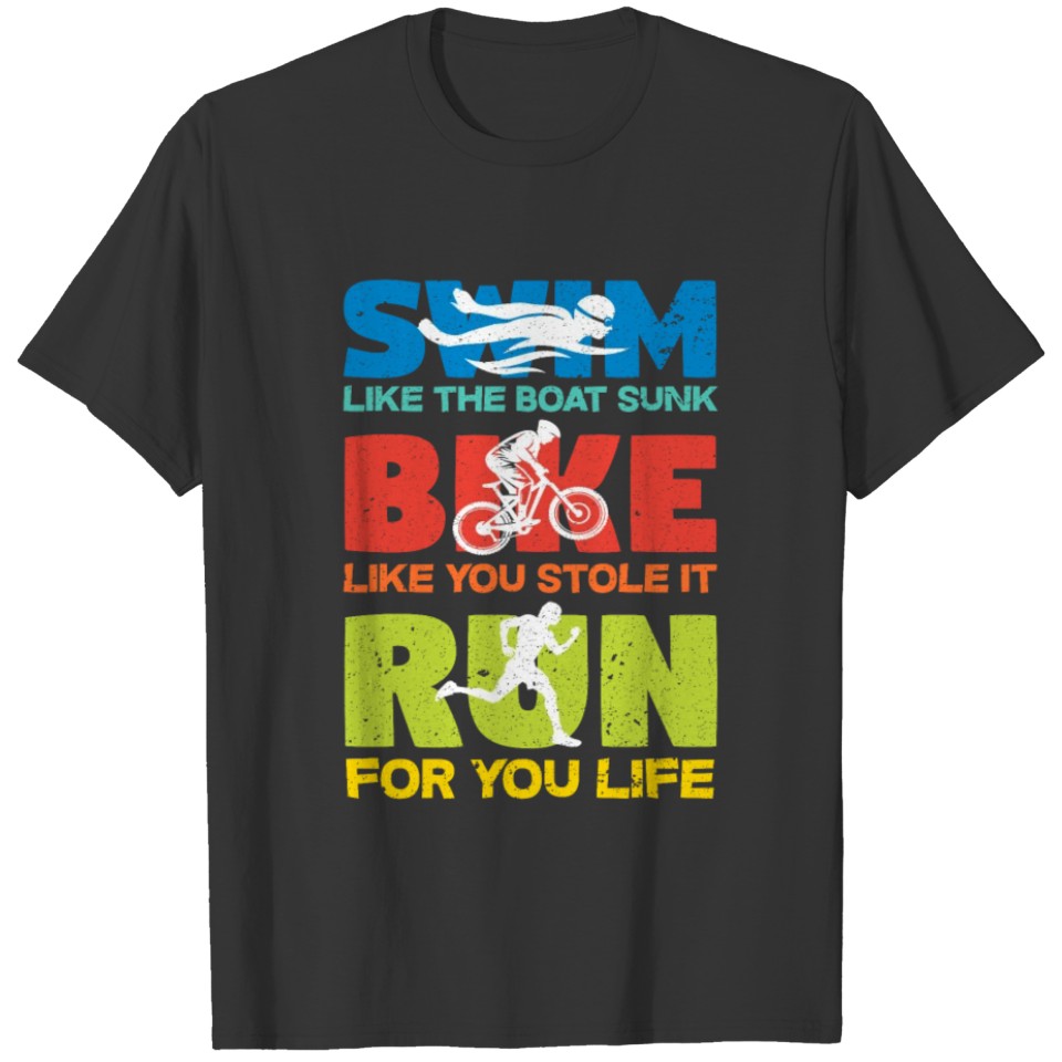 Triathlon bike T-shirt