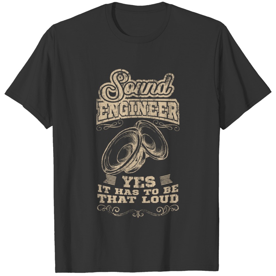 Sound Engineer Stage Crew Sound Event Gift T-shirt