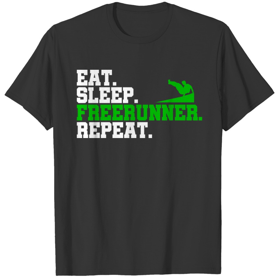 Freerunner Eat Sleep Repeat T-shirt