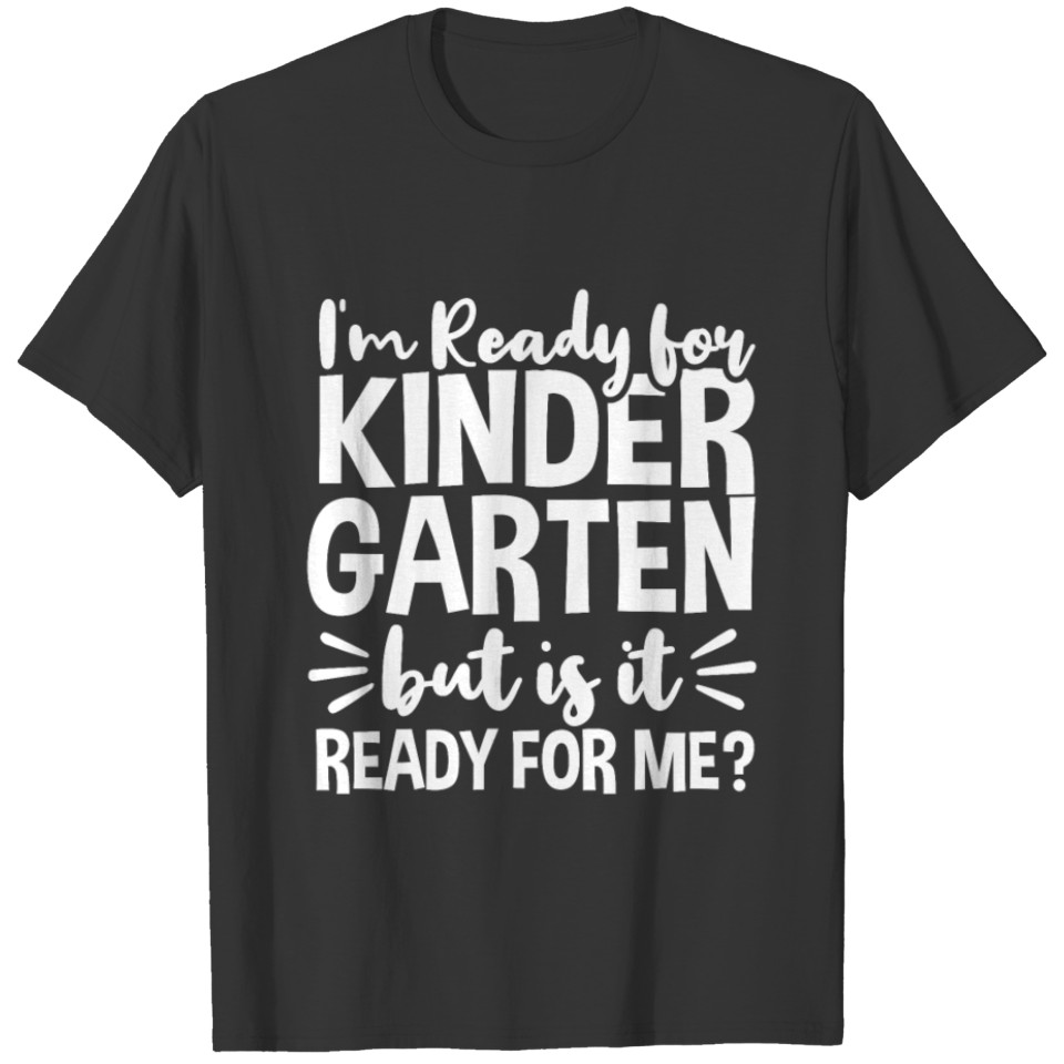 Kindergarten Student Back to School T Shirts