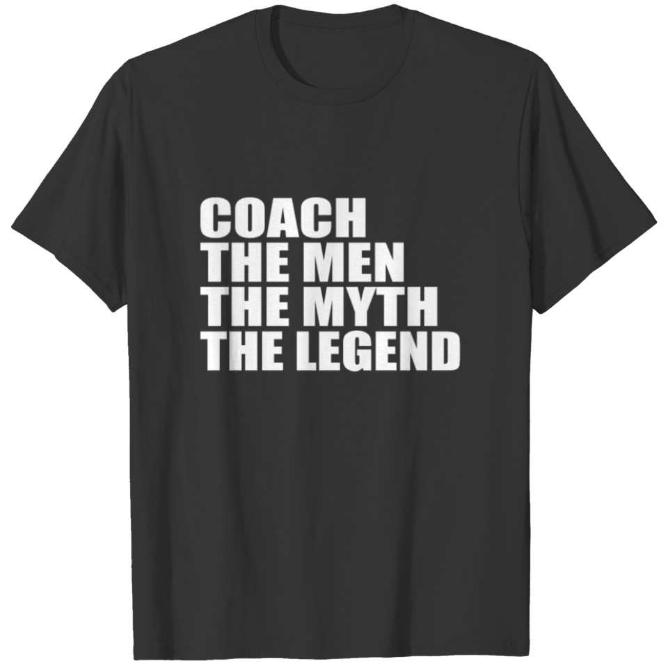 Coach the men the myth legend Tennis Sport Racket T Shirts