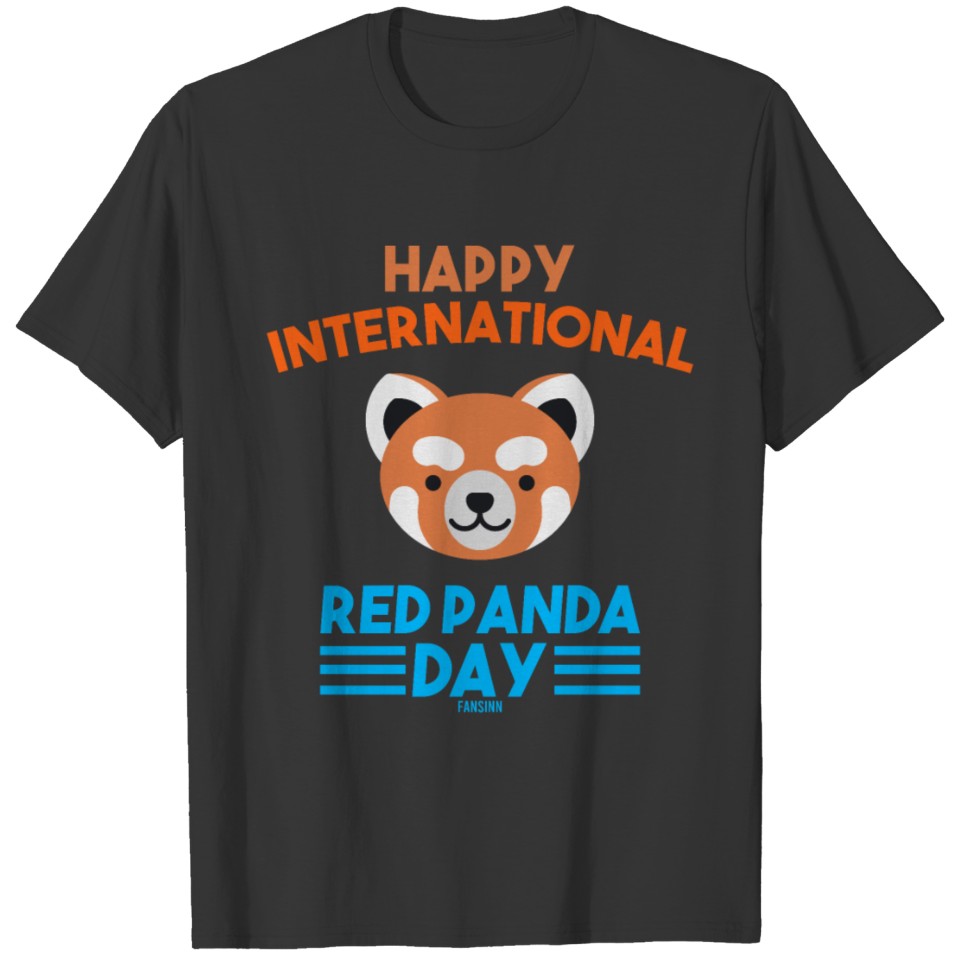 Red Panda panda Himalayan Asia T-shirt