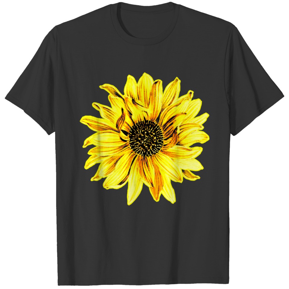Yellow Flower -Sunflower T Shirts