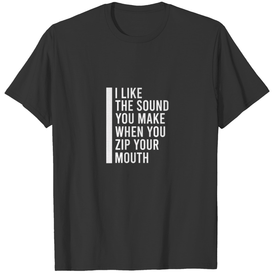 Zip Mouth Sound T-shirt