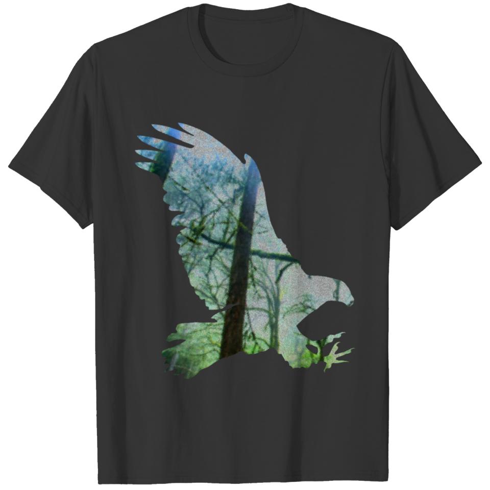 Green Eagle in the Woods T-shirt