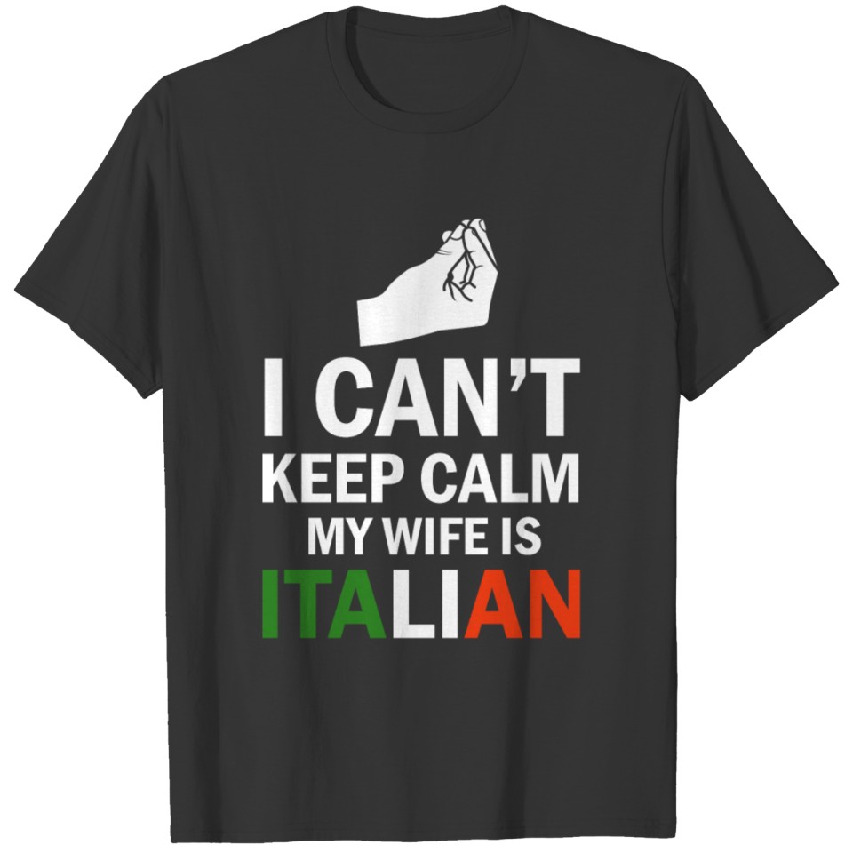Funny Italian Wife T Shirts
