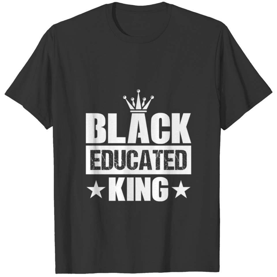 Black T Shirtblack and Educated T Shirt T-shirt