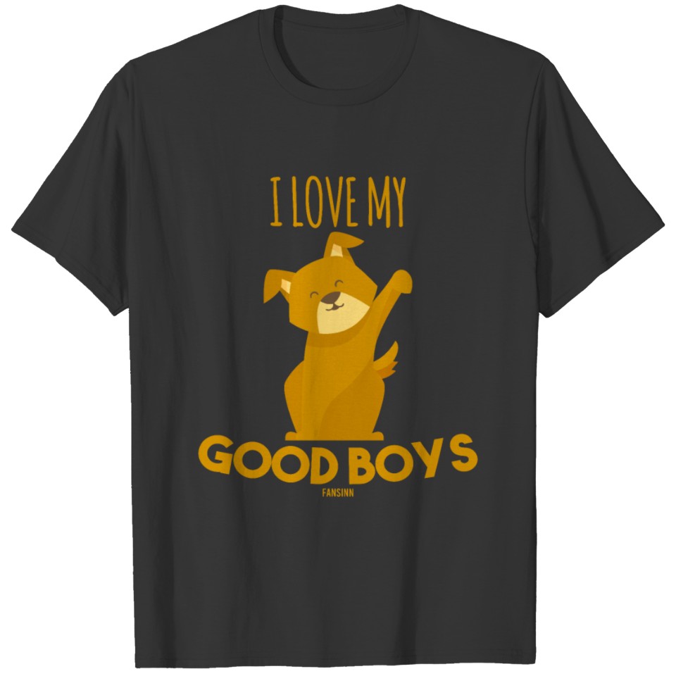 I Love Dogs dog lover gift T-shirt