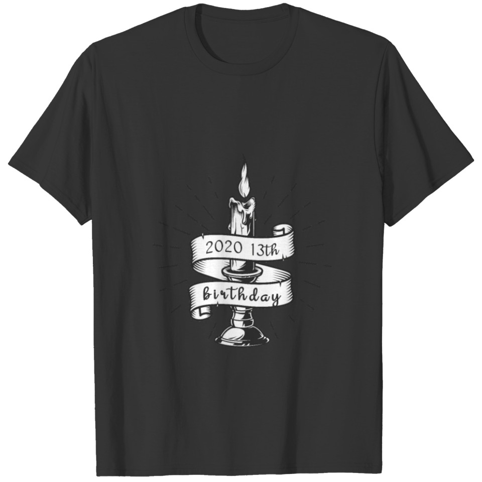 2020 13th birthday Short Sleeve T-Shirt WYY001 T-shirt
