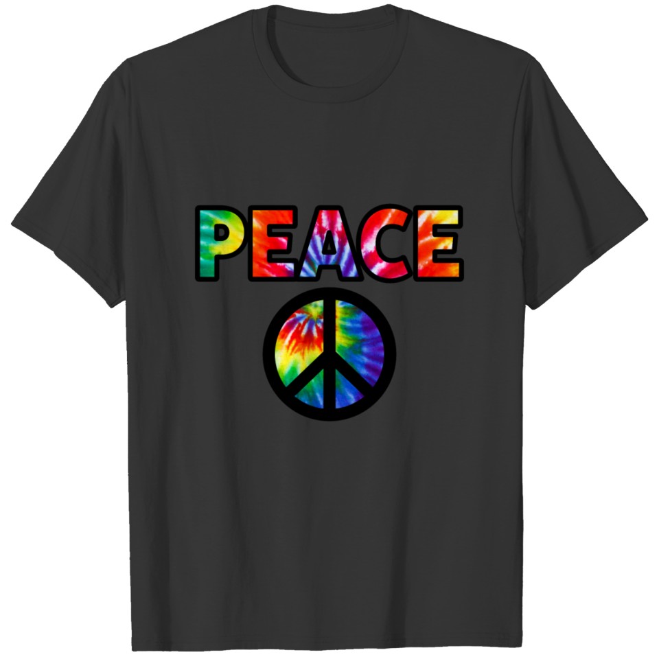 Tie Dye Peace T Shirts