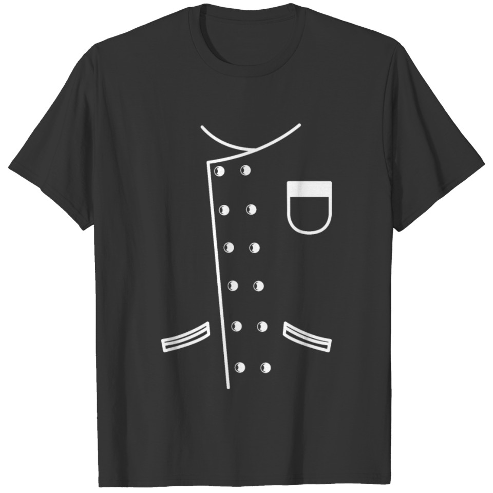 Chef Uniform Jacket Funny Cook Cooking T-shirt