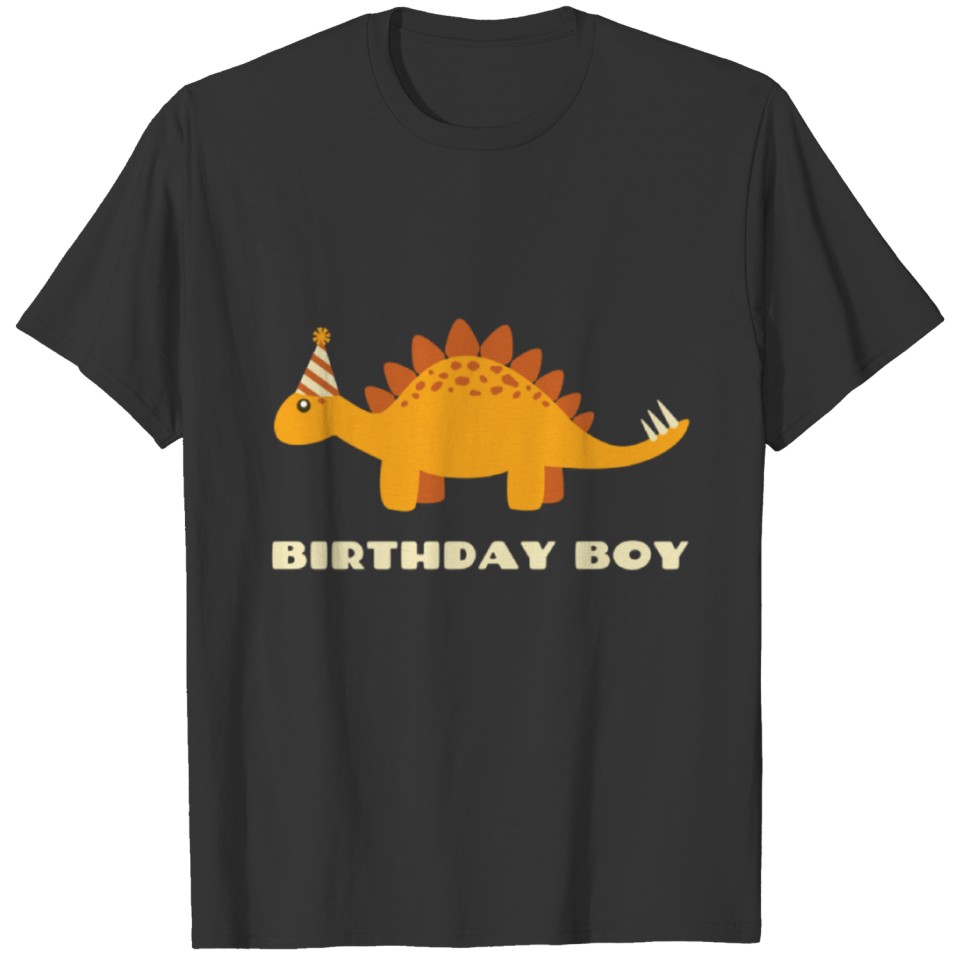 Birthday boy dinosaur Dino gift for birthday boy T Shirts