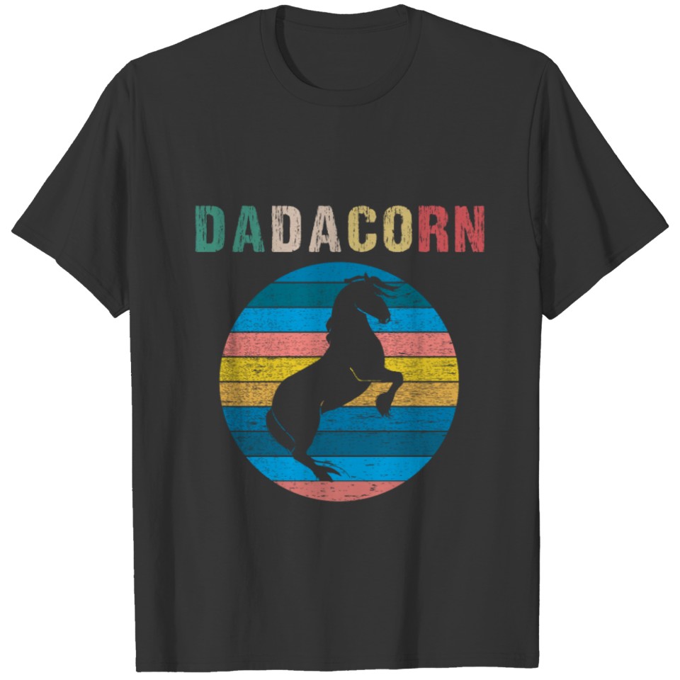 Vintage Dadacorn T Shirts, Unicorn Dad, Unicorn T Shirts