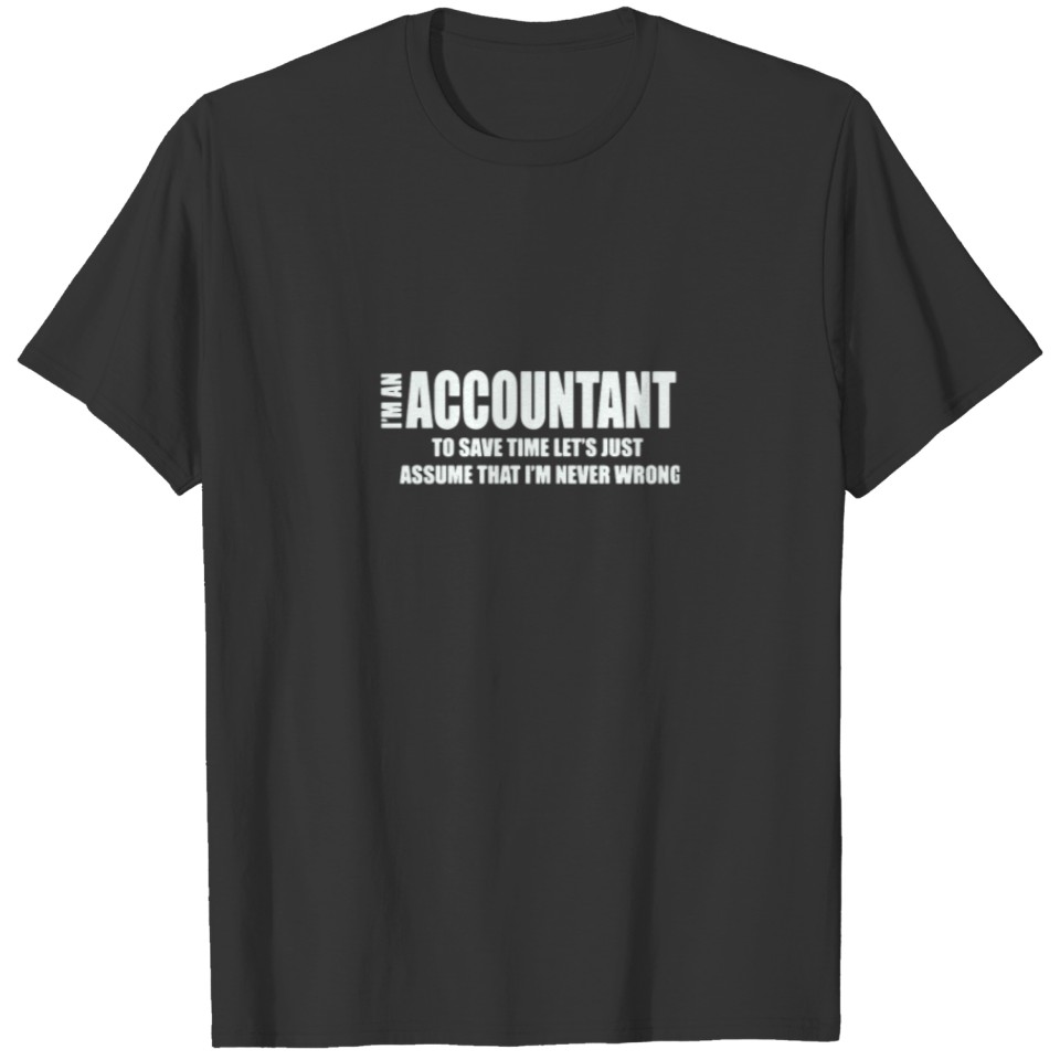 ACCOUNTANT LOVELY COOL LOGO FUNNY T-shirt
