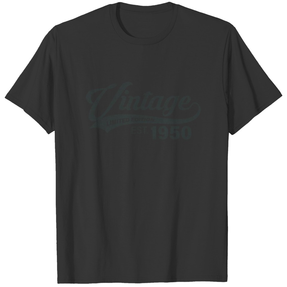Cool Vintage 1950 71st Birthday Gifts Men Women T-shirt