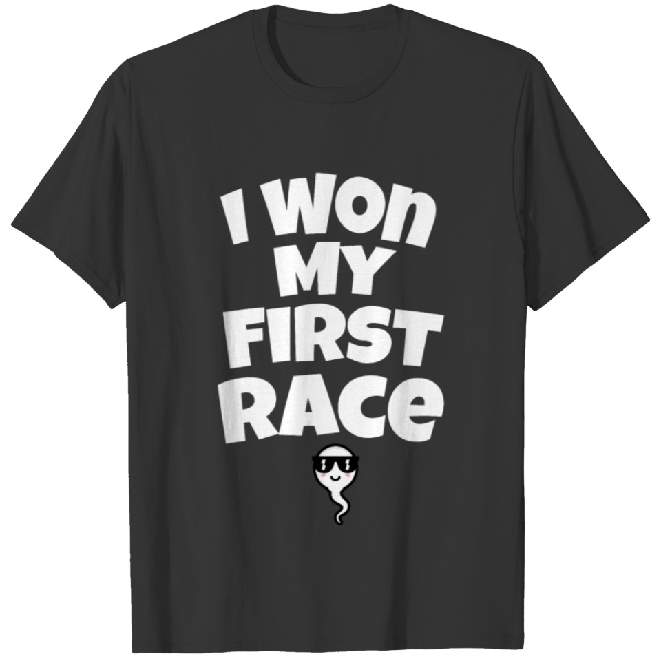 I won my first race baby pregnancy birth newborn T-shirt