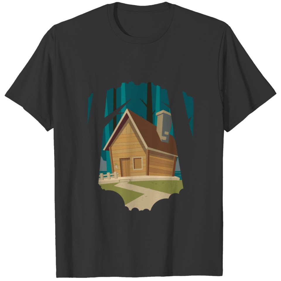 traditional wooden house T Shirts