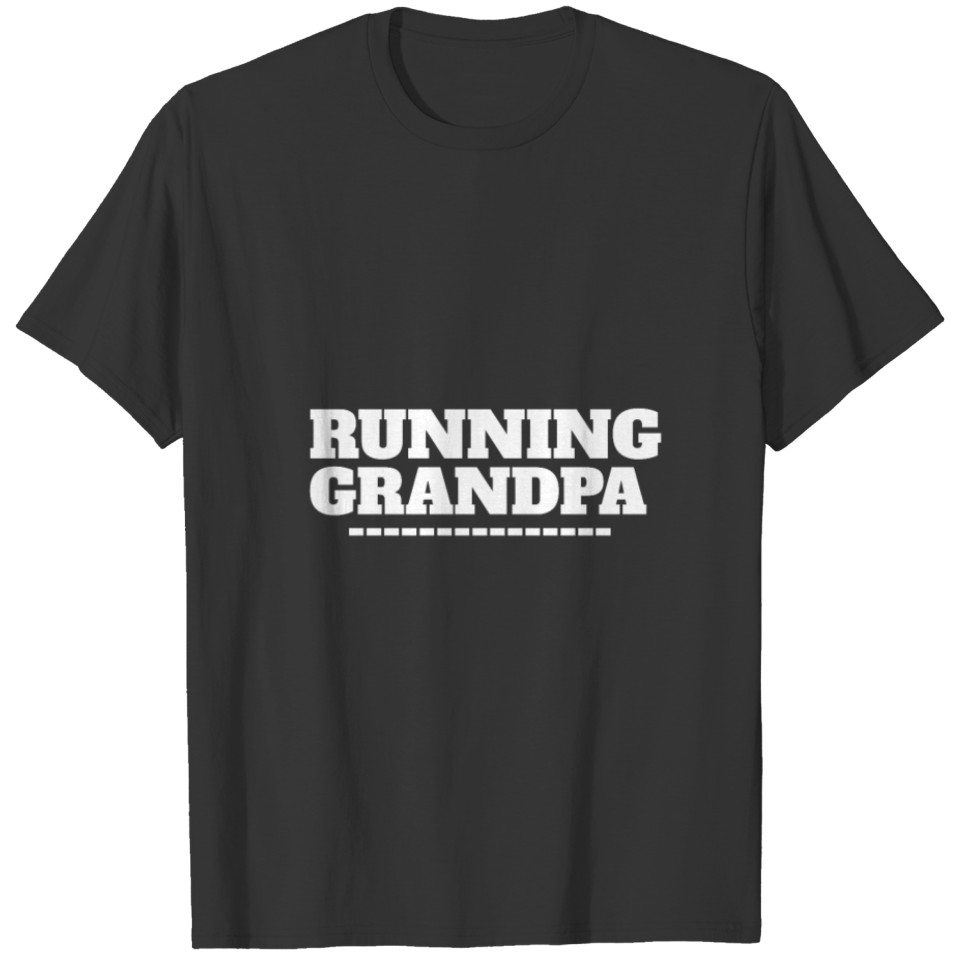 Running Grandpa T-shirt