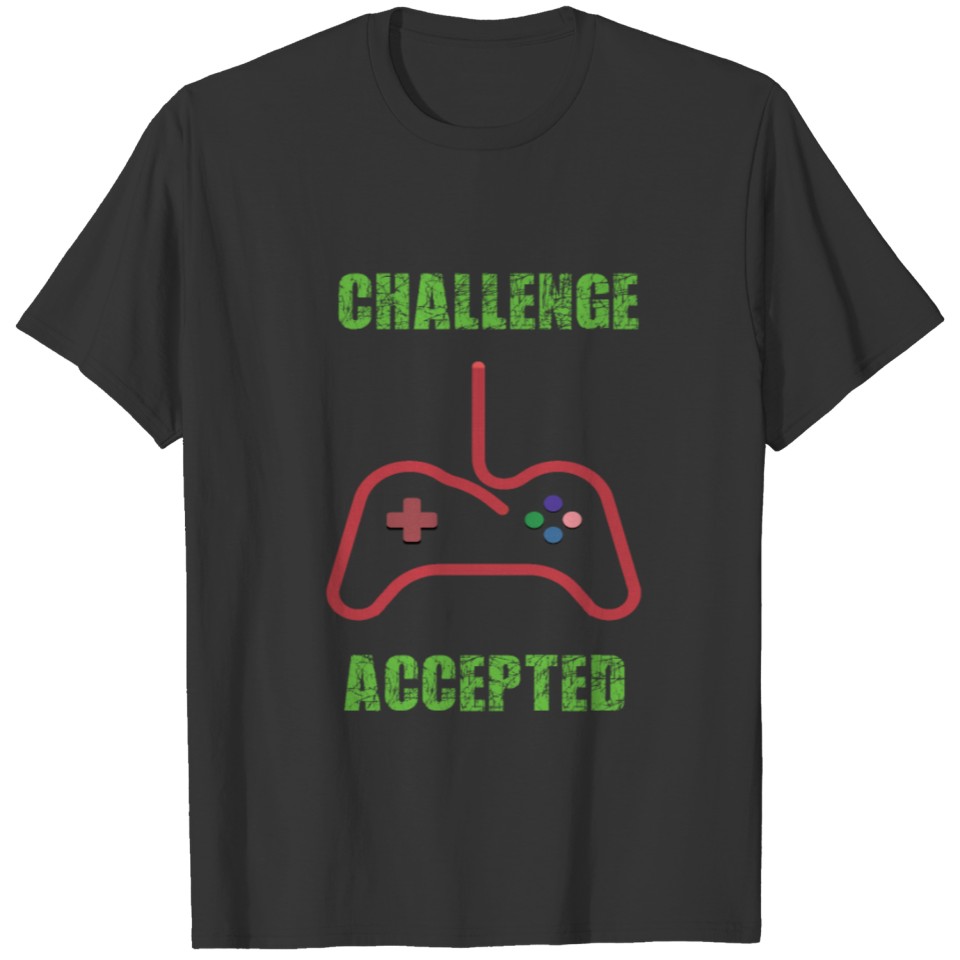 Gaming controller Challenge Accepted T-shirt