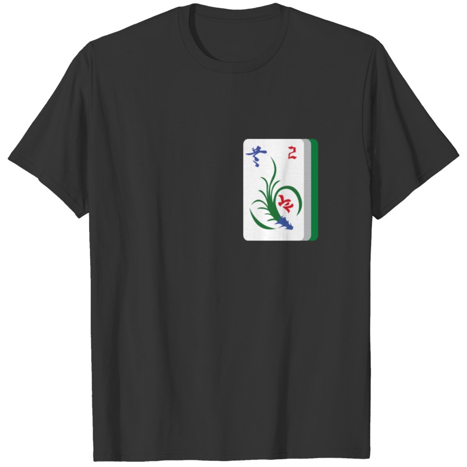 Mahjong Tile Based Chinese Game Gameplay Gamble T-shirt