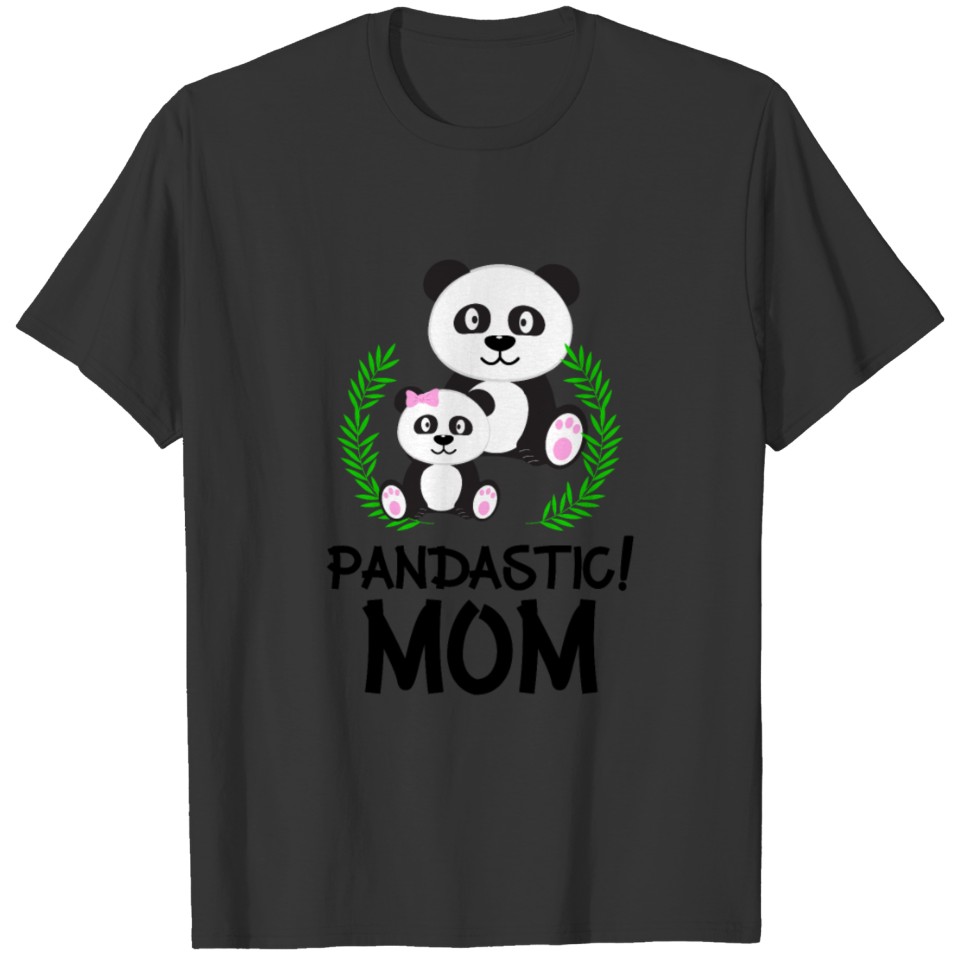 Pandastic Mom with daughter T-shirt