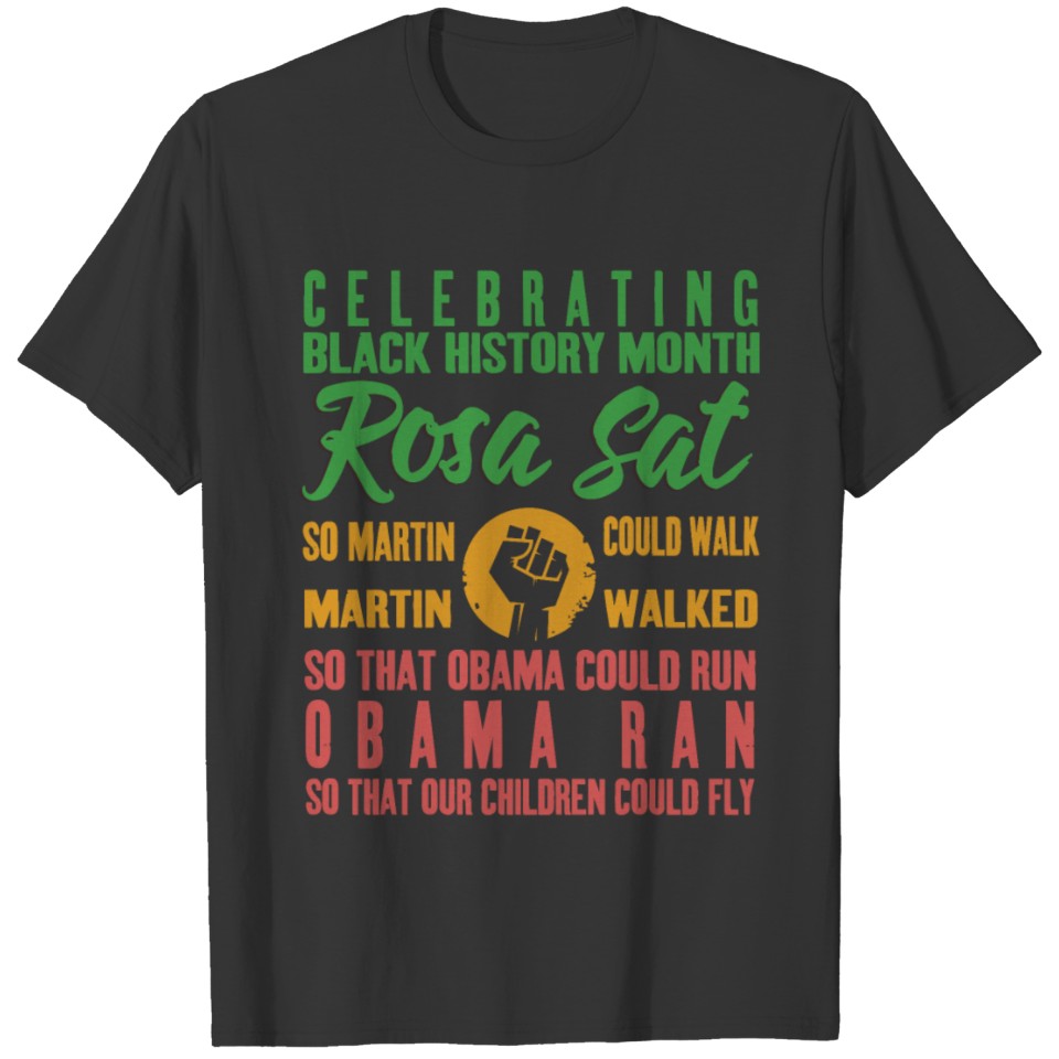 Black History month: Celebrate Pride in Black Hist T-shirt