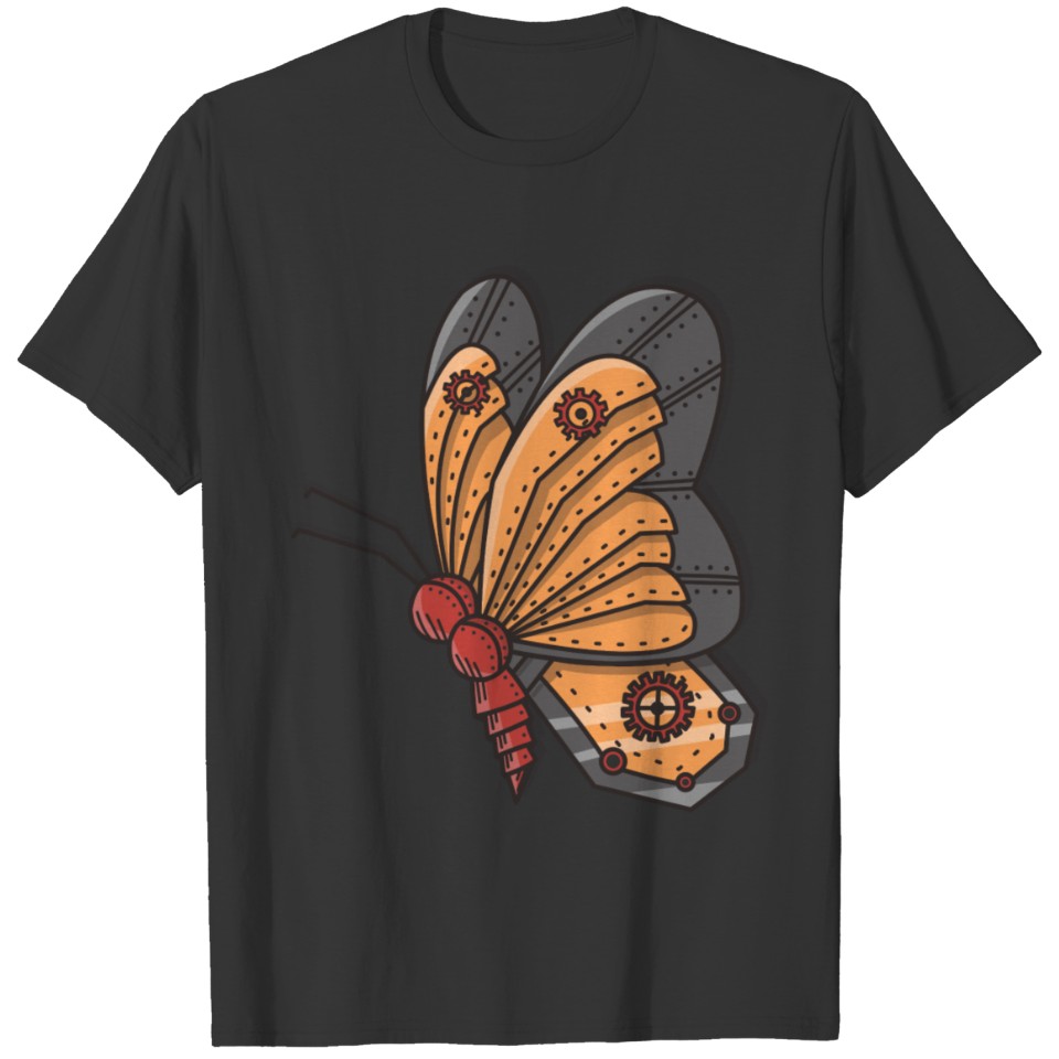 Butterfly Steampunk Style T-shirt