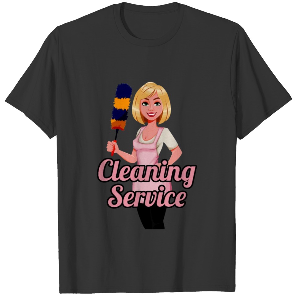 Cleaning Lady Housekeeping Career Woman House Clea T-shirt
