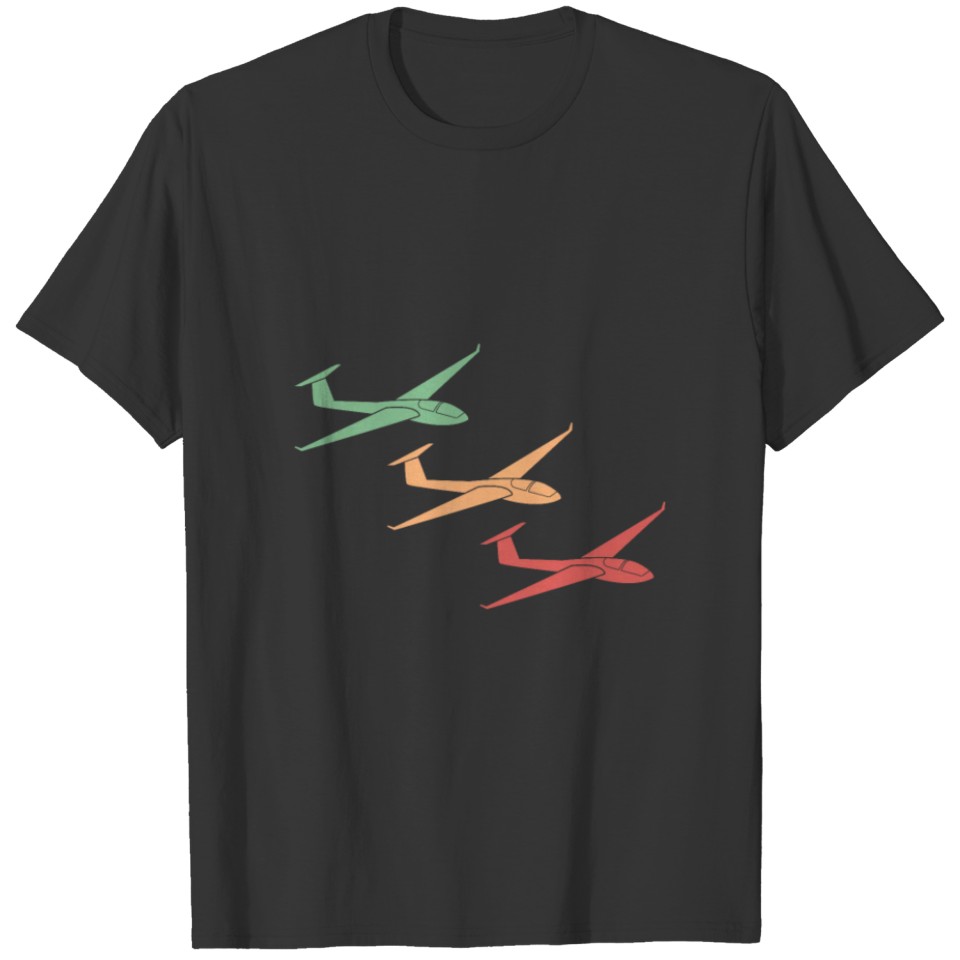 Sailplane Glider Gliding Plane T-shirt