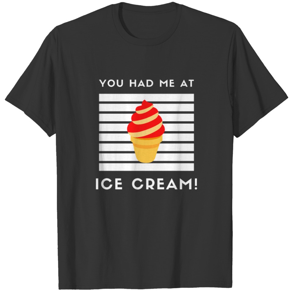 Funny Ice Cream Gelato Summer Design Gift Idea T Shirts