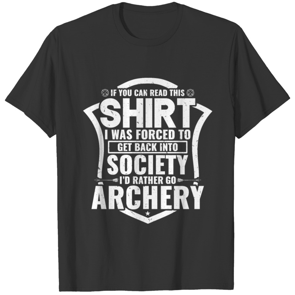 Archery Bow Arrow T-shirt