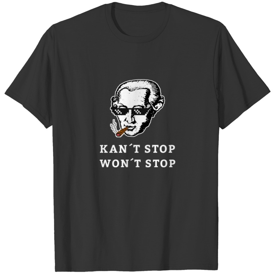 Kant gangster philosopher humanities scholar T-shirt