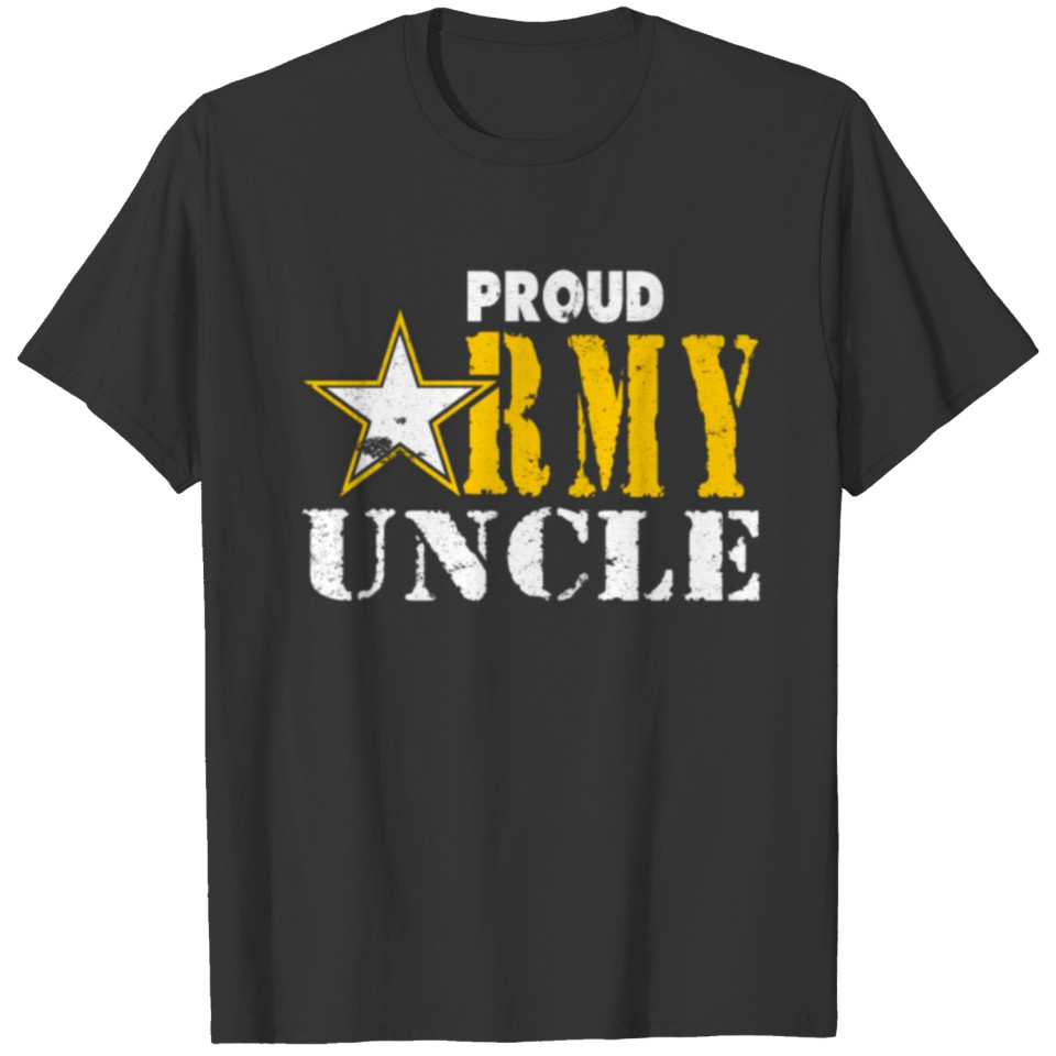 Army Uncle T Shirts Proud Army Uncle T Shirts