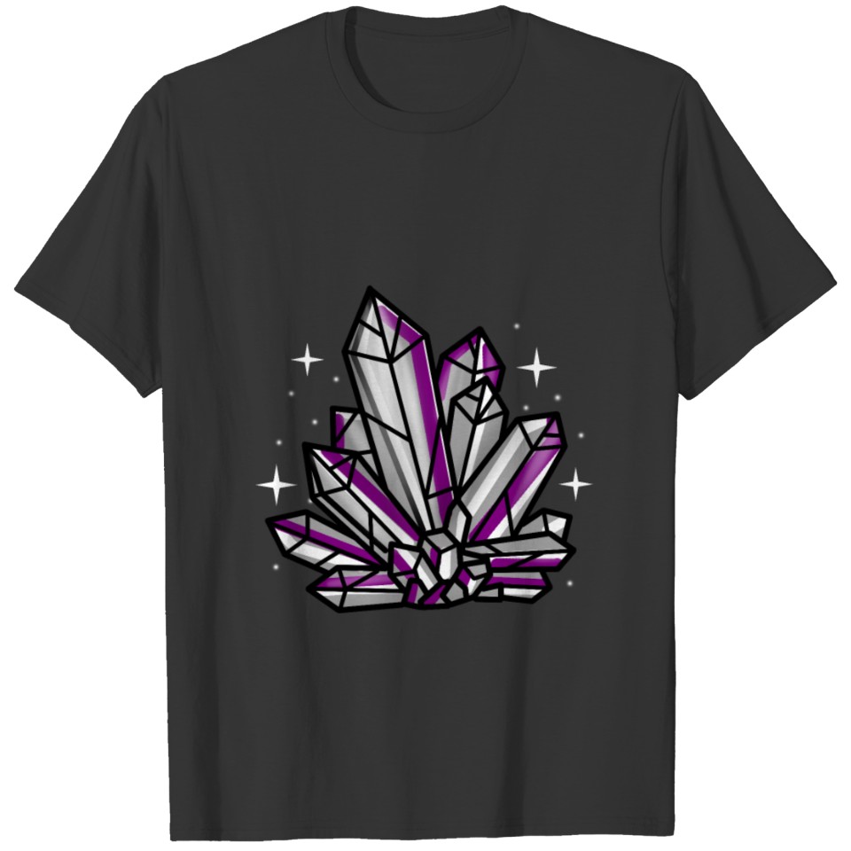 Asexual Crystal Ace Pride T-shirt