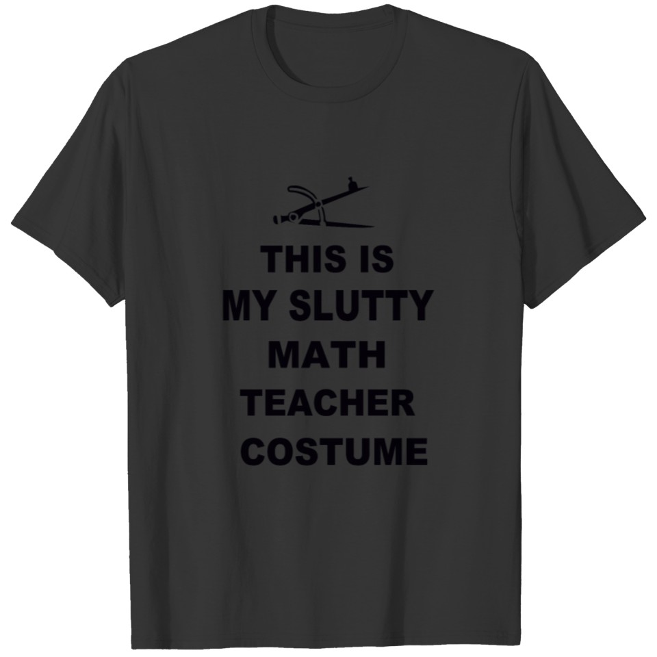This Is My Slutty Math Teacher Costume T-shirt